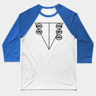 Eyes n' Triangle Baseball T-Shirt